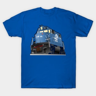 Big Blue Over Draw T-Shirt